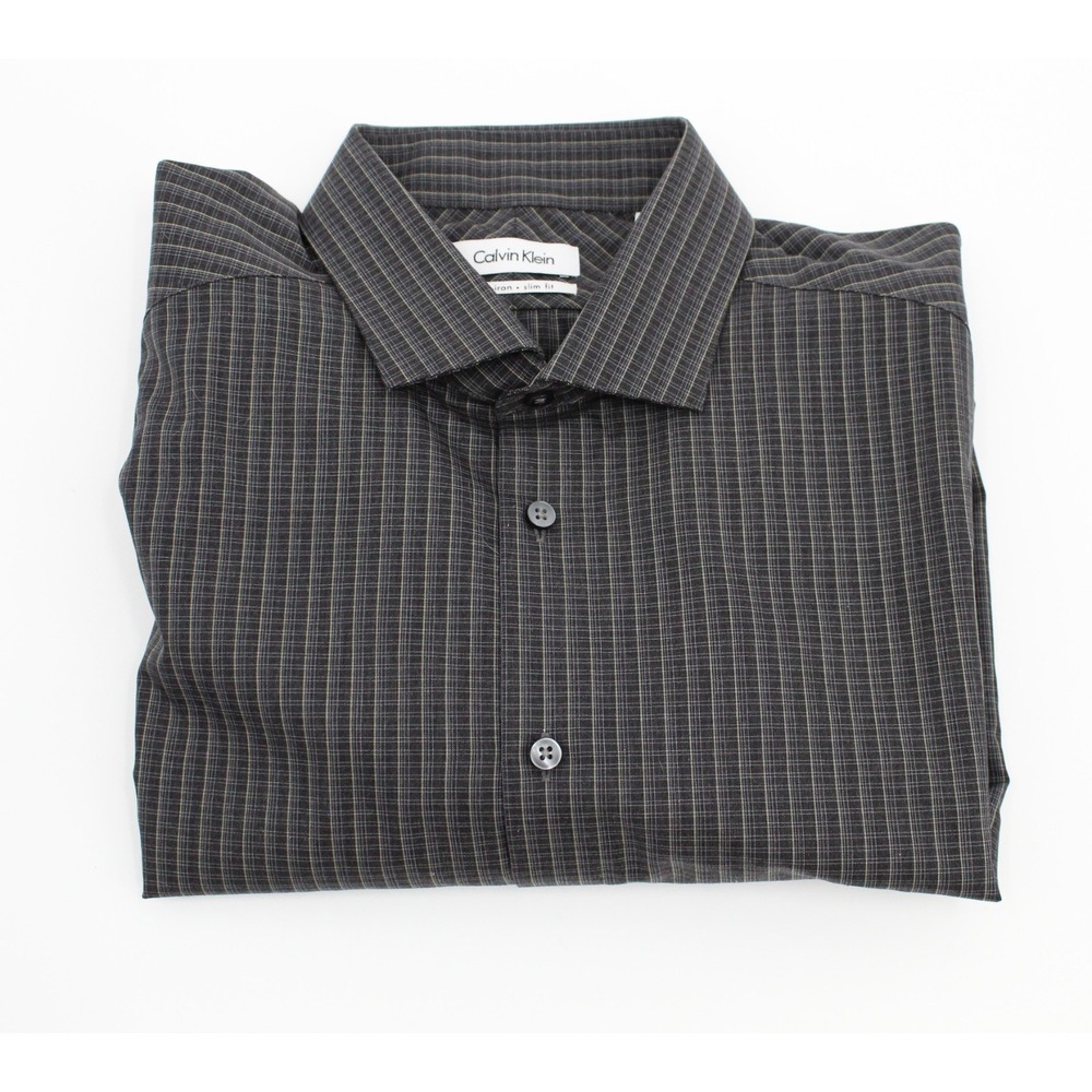 Calvin Klein Men's Slim Fit Dress‎ Shirt NWOT  16.5 (32/33) Sophisticated Formal